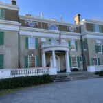Presidential history on a bluff overlooking the Hudson River